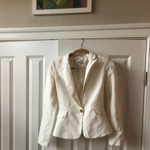 White blazer